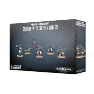 Space Marines: Scout Squad w. Sniper Rifles