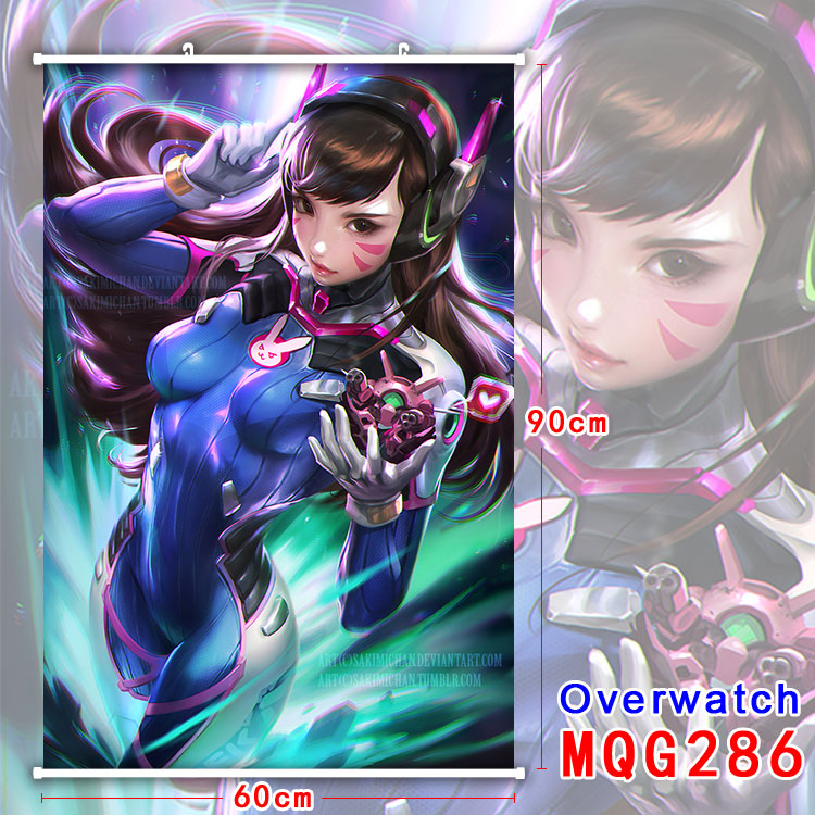 Overwatch D.Va Banner 2 60x90