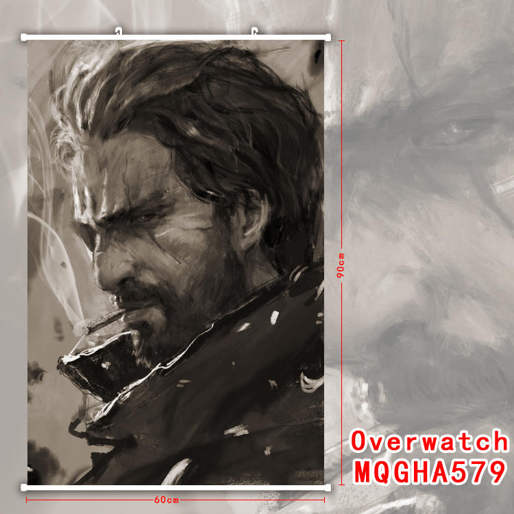 Overwatch McCree Banner 60x90