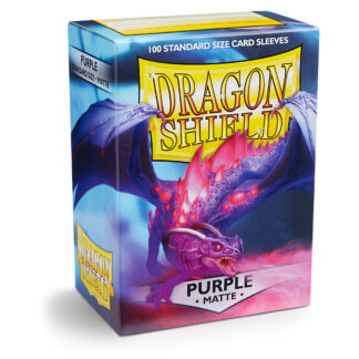 Dragon Shield Matte Sleeves - Purple 100
