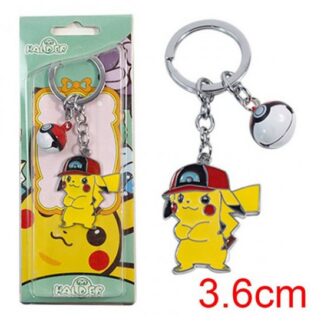 Pokemon Pikachu w Czapce 2 Brelok