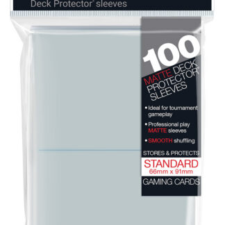 UP PRO-Matte Deck Protector Sleeves Clear - 100