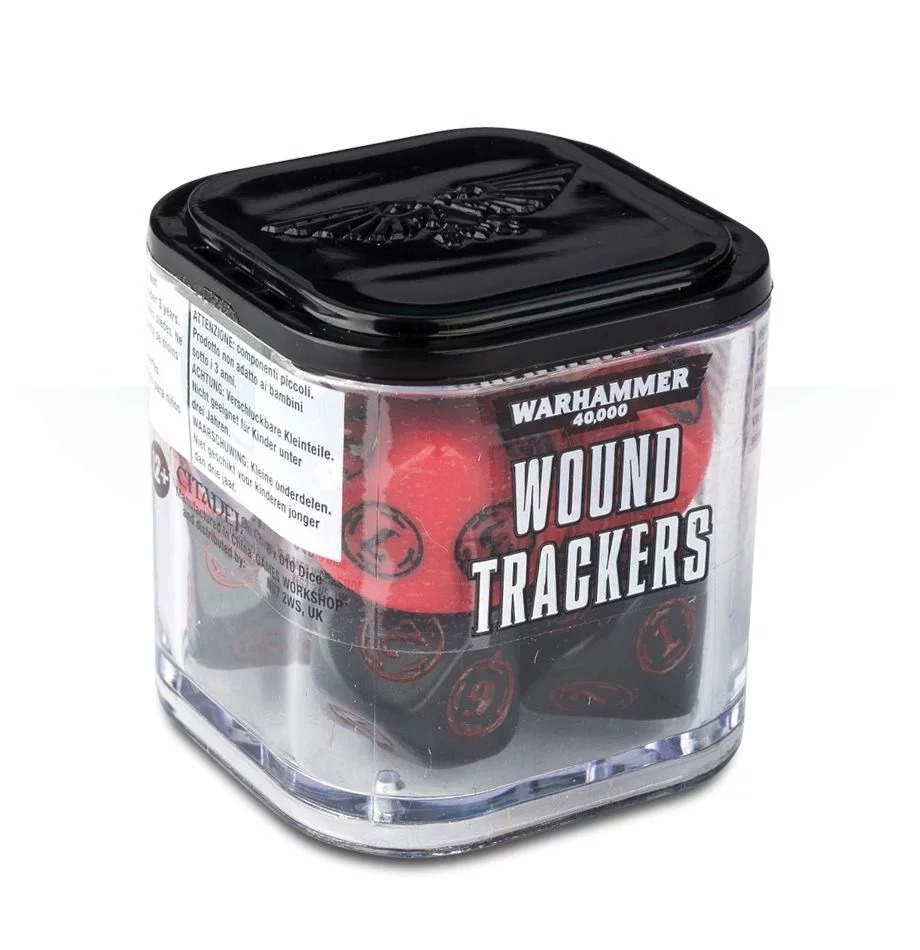 Warhammer 40k Wound Trackers - Czerwone i Czarne