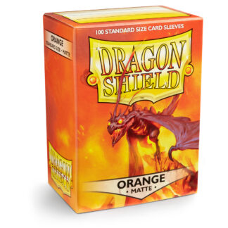 Dragon Shield Matte Sleeves - Orange 100