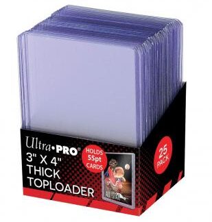 55PT Thick Toploader 3"×4" (25 szt.)