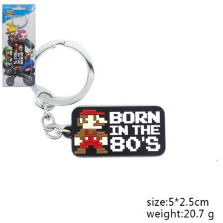 Super Mario Bros "Born in te 80's" Brelok