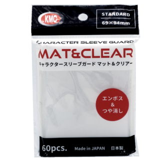 KMC Standard Sleeves - Character Guard Mat & Clear