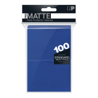 UP PRO-Matte Deck Protector Sleeves Blue - 100