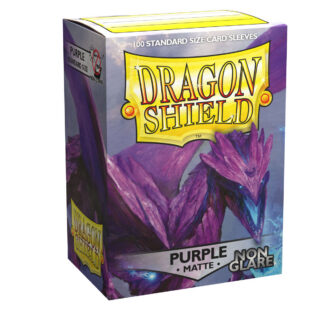 Dragon Shield Matte Non-Glare Sleeves - Purple 100