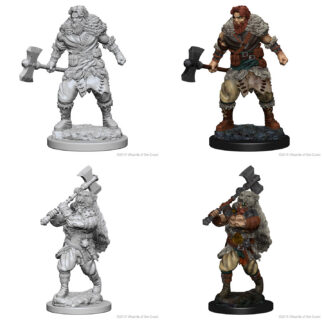 D&D Nolzur's Marv. Min. - Human Male Barbarian