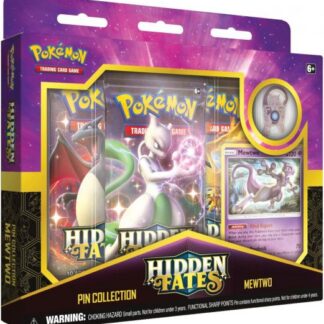 Pokemon TCG: Hidden Fates Mewtwo Pin Collection