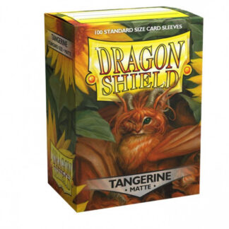 Dragon Shield Matte Sleeves - Tangerine 100