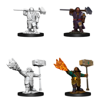 D&D Nolzur's Marv. Min. - Dwarf Male Cleric 2