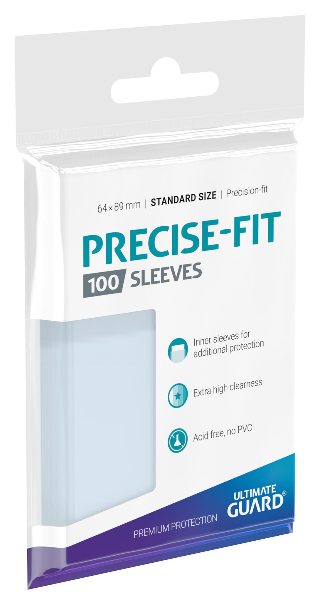 UG Precise-Fit Sleeves Standard Size Transparent