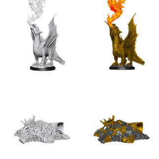 D&D Nolzur's Gold Dragon Wyrmling & Small Treasure