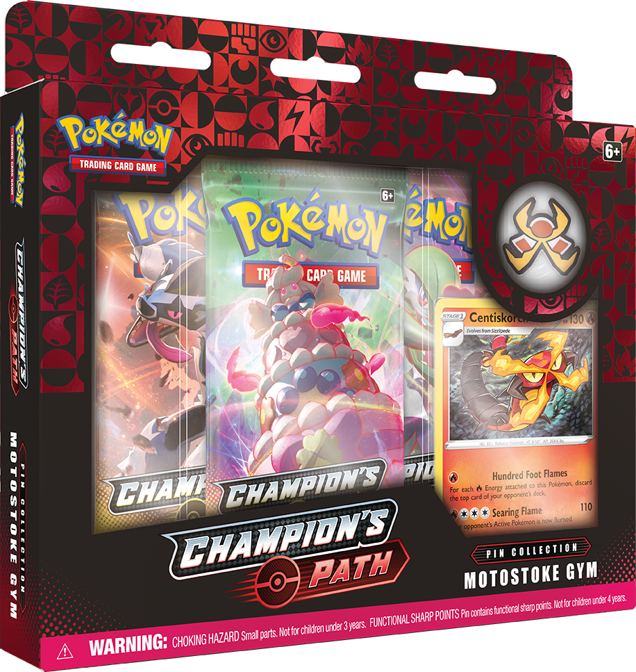 Pokemon TCG: 3.5 Pin Collection Monostoke Gym