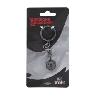 Dungeons & Dragons Metal Keychain D20