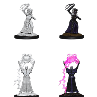 D&D Nolzur's Marv. Min. Drow Mage & Drow Priestess