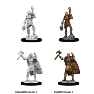 D&D Nolzur's Marv. Min. - Human Female Barbarian