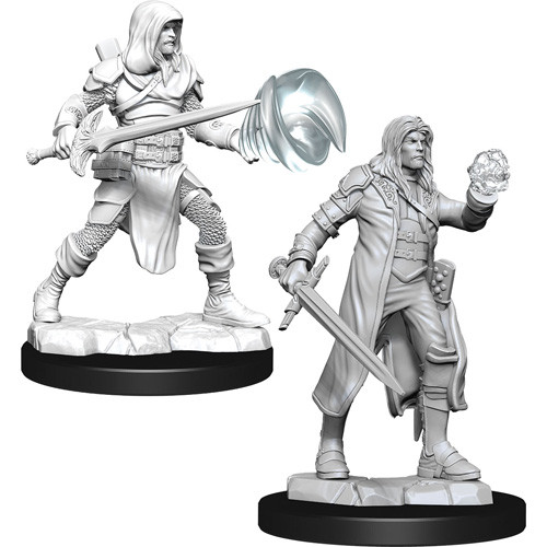 D&D Nolzur's - Multiclass Fighter + Wizard Male