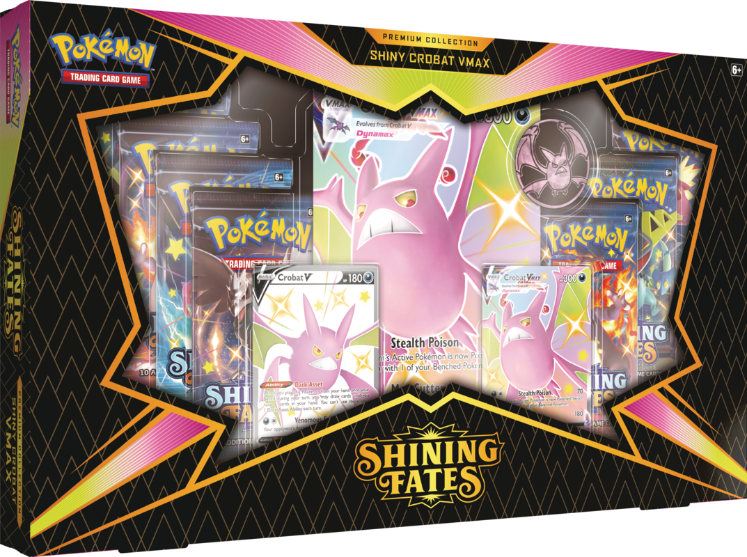 Pokemon TCG: 4.5 SF Premium V Box Shiny Crobat