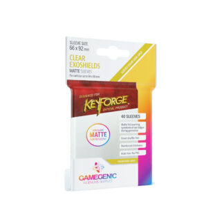 Gamegenic: Keyforge - Matte Exoshields Clear