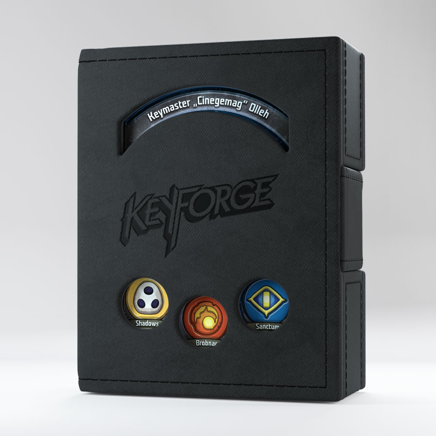Gamegenic - KeyForge Deck Book - Black