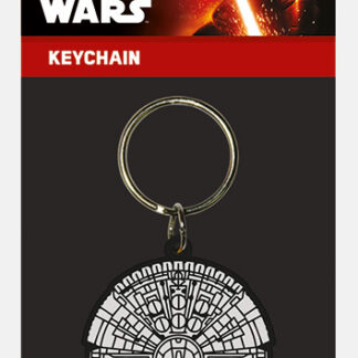 Star Wars Rubber Keychain - Millenium Falcon