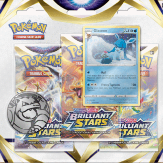 Pokemon TCG: Brilliant Stars 3pack Blister Glaceon