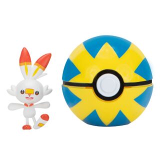 Pokemon Clip'n'Go Poké Ball Scorbunny & Quick Ball