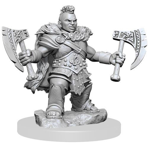 D&D Frameworks: W1 Female Dwarf Barbarian