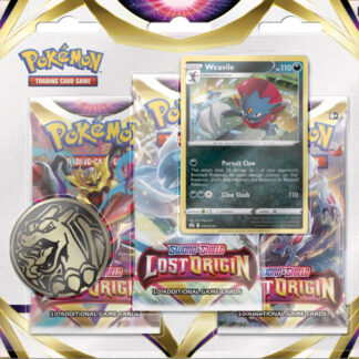 Pokemon TCG: Lost Origin - 3pack Blister Weavile