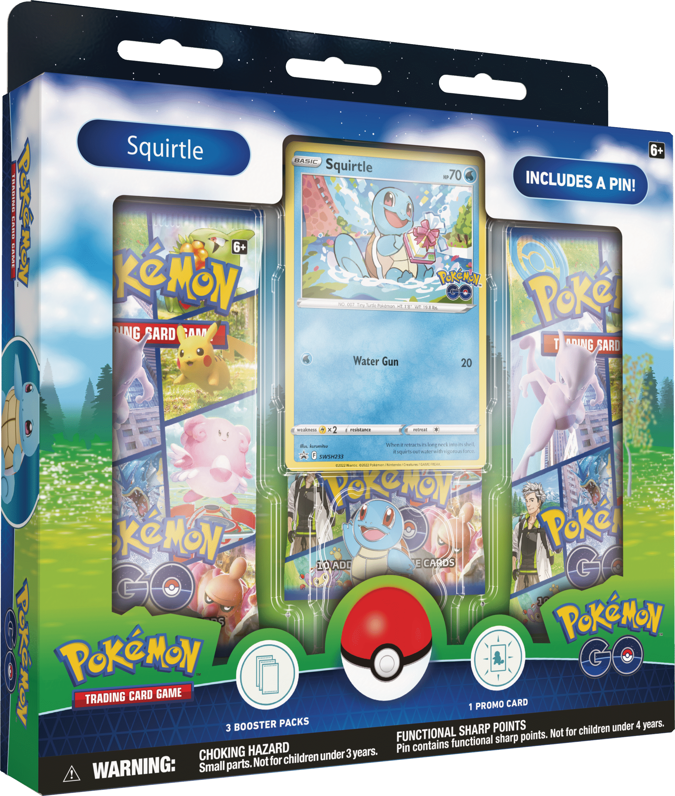 Pokemon TCG: Pokemon GO Pin Squirtle