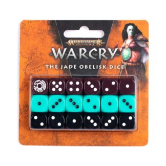 Warcry: Jade Obelisk Dice Set