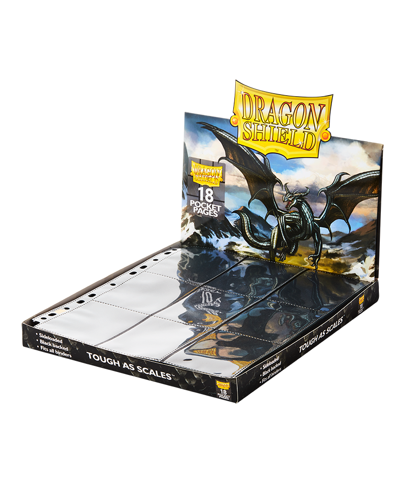 Dragon Shield 18-Pocket Clear Pages - 50 szt.