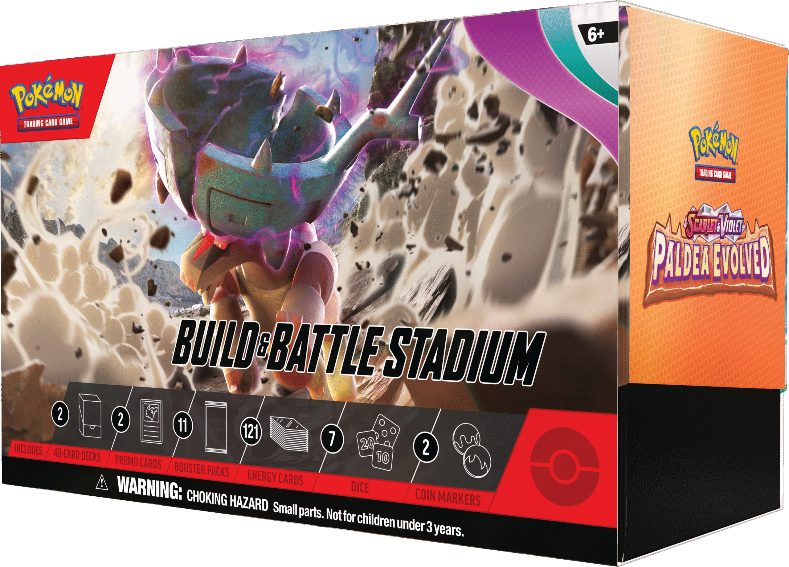 Pokemon TCG: Paldea Evolved Build & Battle Stadium