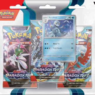 Pokemon TCG: SV04 3-Pack Blister Arctibax
