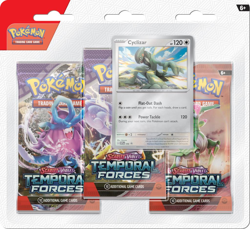 Pokemon TCG: SV05 Temporal Forces 3p Bl. Cyclizar
