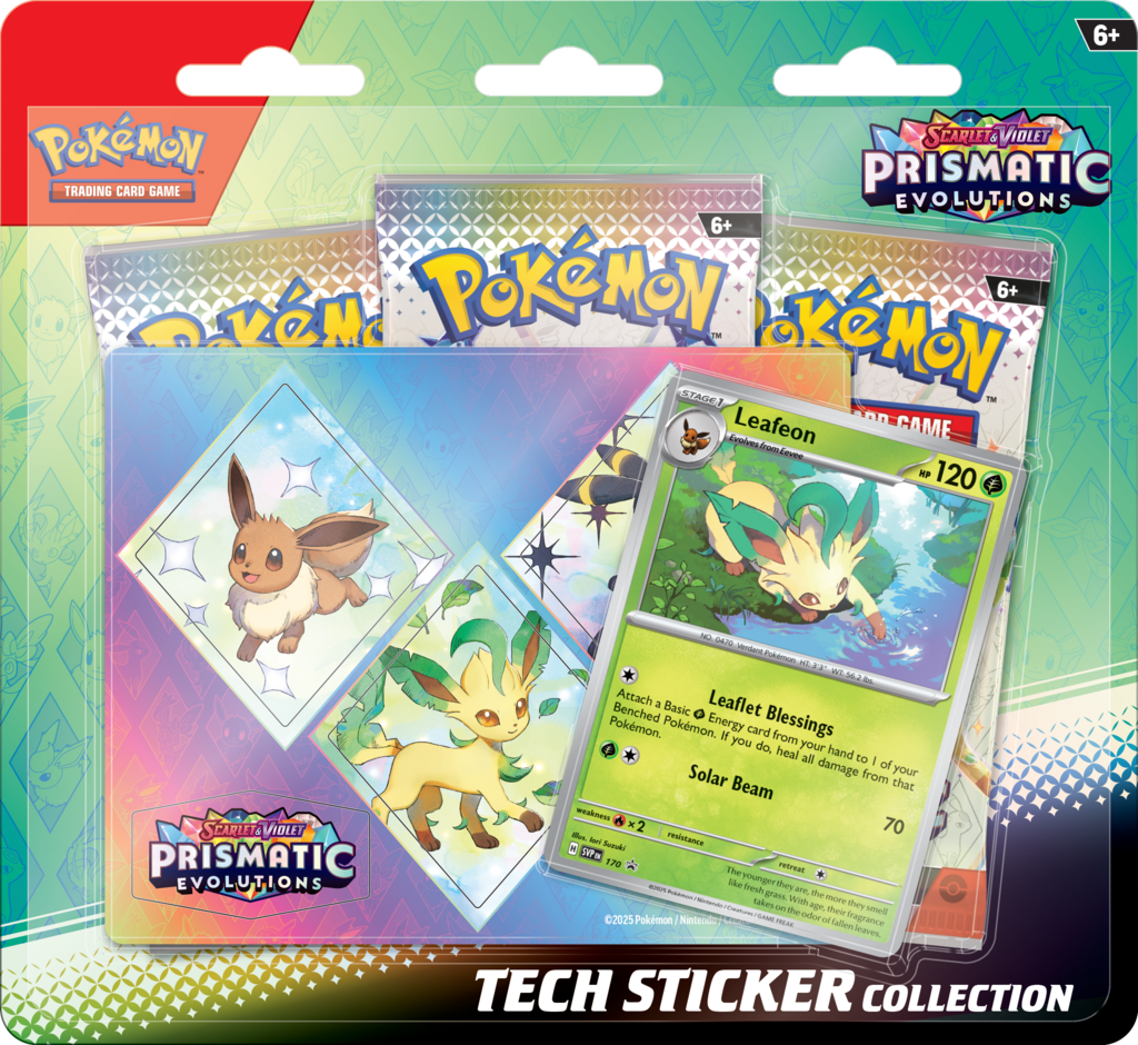 Pokemon TCG: SV8.5 Tech Sticker Collection Leafeon