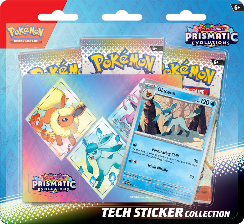Pokemon TCG: SV8.5 Tech Sticker Collection Glaceon
