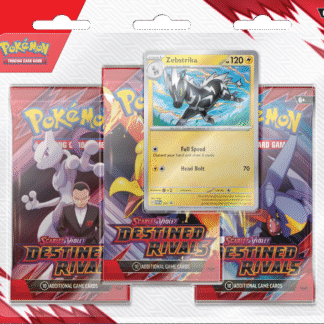 Pokemon TCG: SV10 3-Pack Blister - Zebstrika