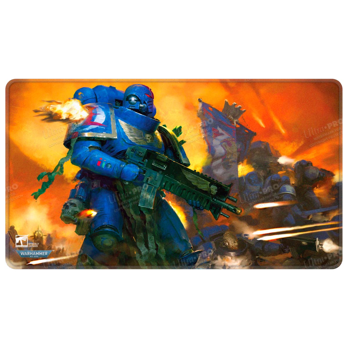 UP - Playmat - MTG 40K Space Marines Stitched Edge