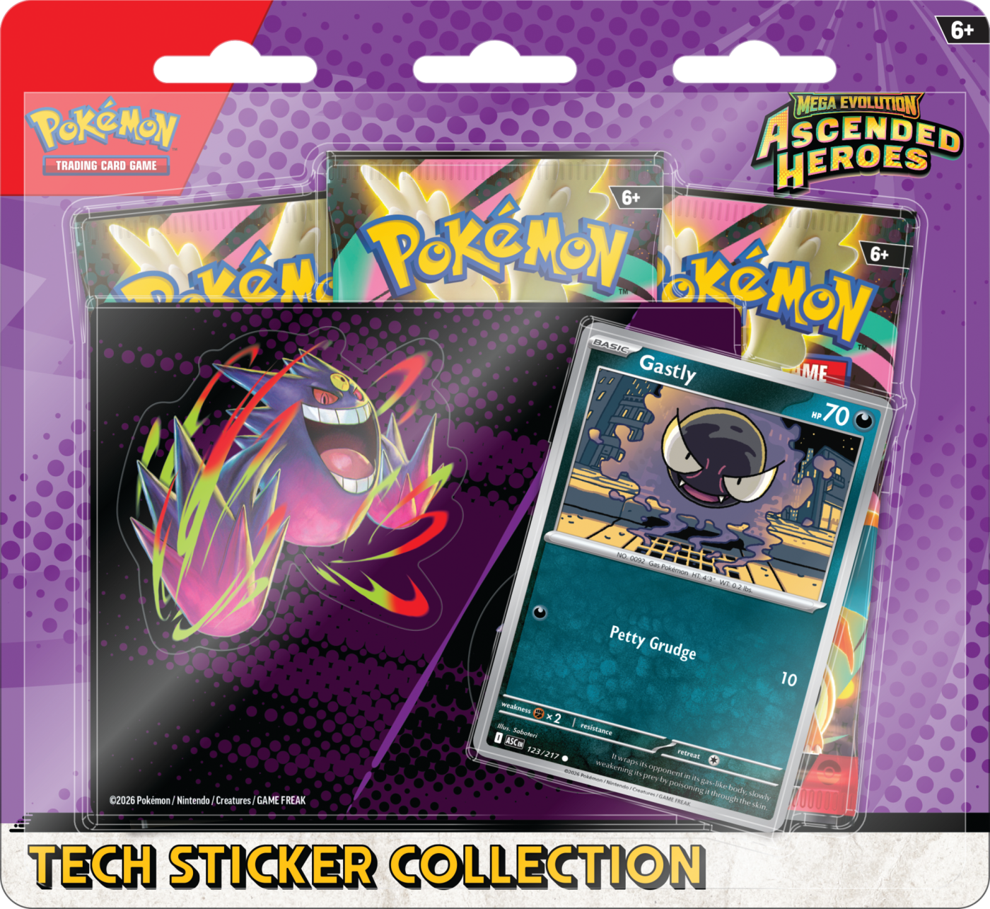 Pokemon TCG: ME2.5 Tech Sticker Coll. - Gastly