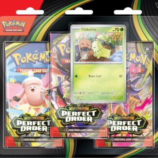 Pokemon TCG: ME03 3-Pack Blister - Chikorita