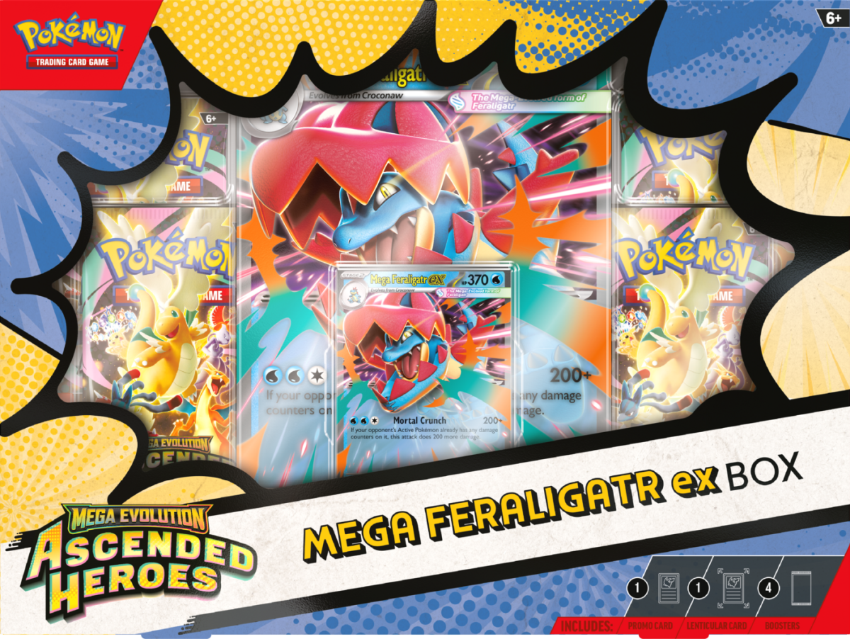 Pokemon TCG: ME2.5 Mega Feraligatr ex Box