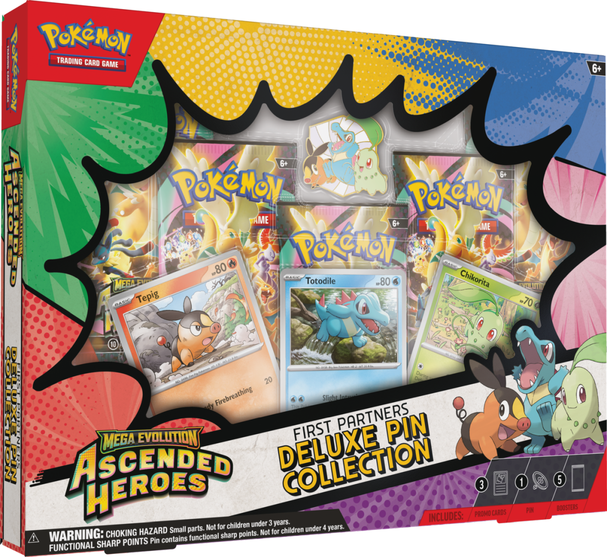 Pokemon TCG: ME2.5 First Partners Deluxe Pin Coll.